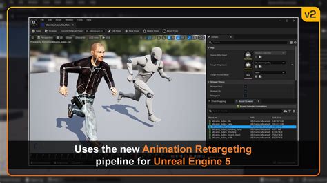 Hello, The Question is about <b>UE5</b> Preview 2! (Or any <b>UE5</b> with the new <b>Retarget</b> system) I can not find the correct way to <b>retarget</b> the root bone for root motion animations. . Ue5 retarget manager